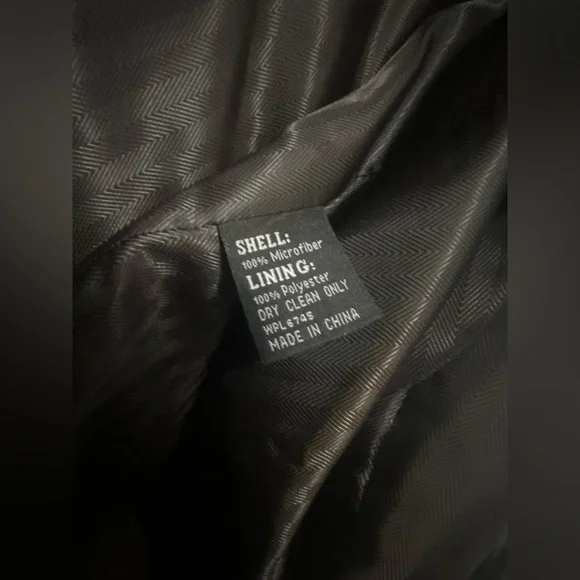 Jean Paul Germain 56R 2 Button Sport Coat Blazer Microfiber Sueded - Picture 9 of 13